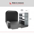 Citroen Relay 2006 on SWB Low Roof (L1H1) - Rhino MR4 1 Bay Internal Van Racking